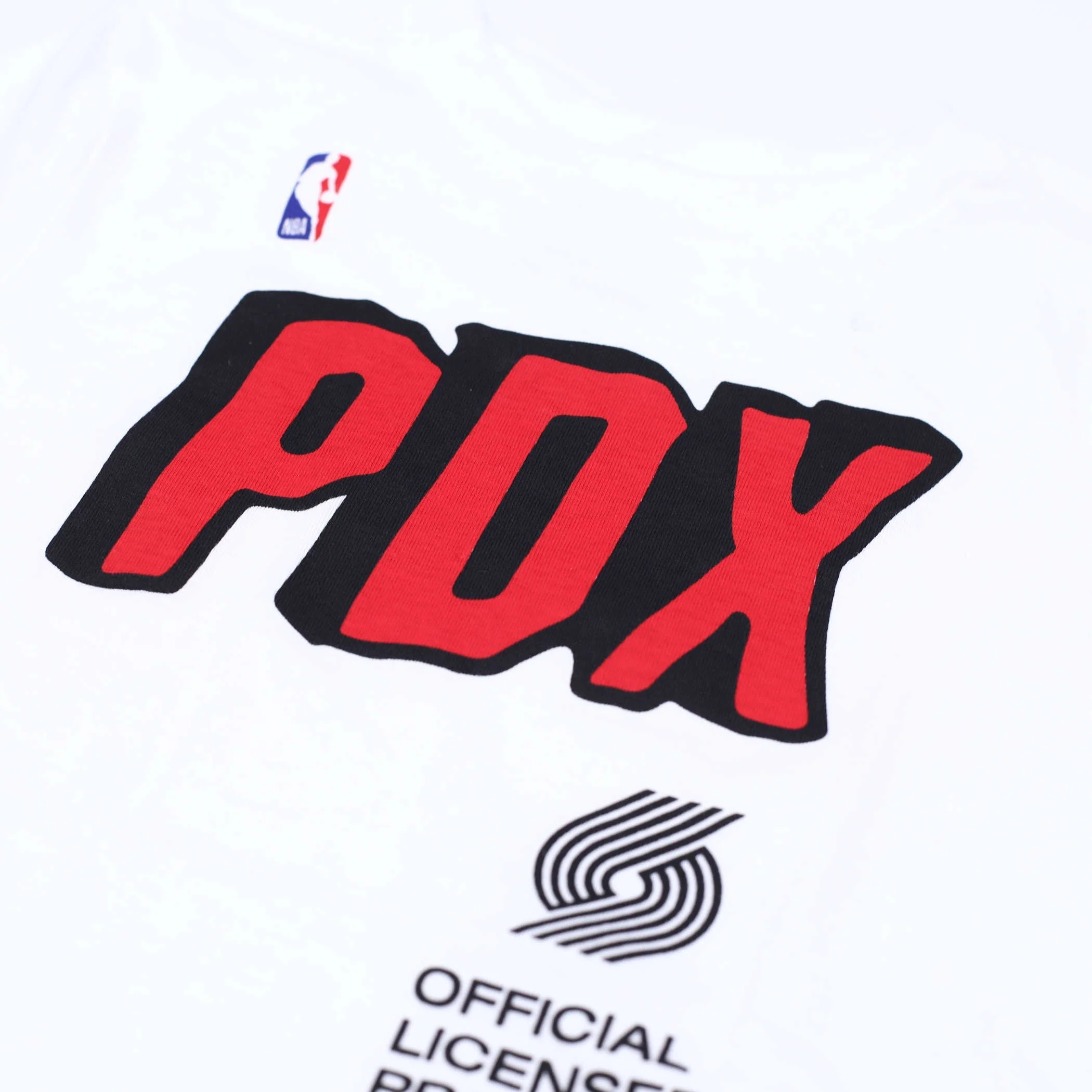 PDX City Edition Nike Kids Block White Tee - Image 2