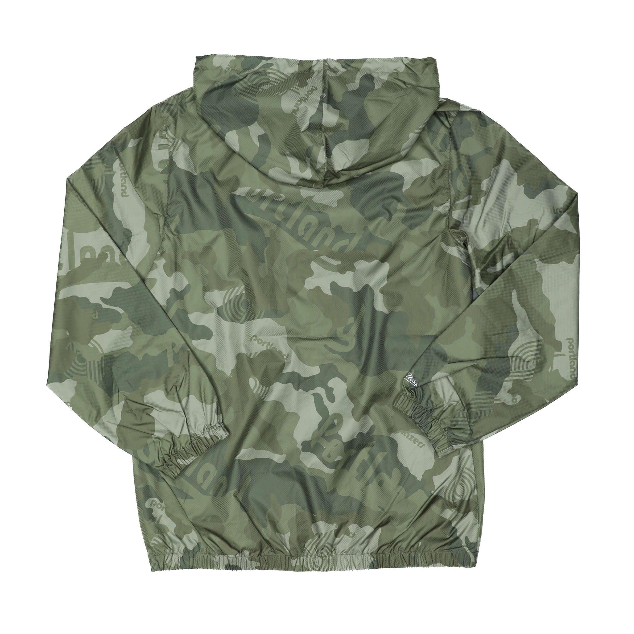 Mitchell & Ness Ghost Olive Green Camouflage Jacket - Image 2