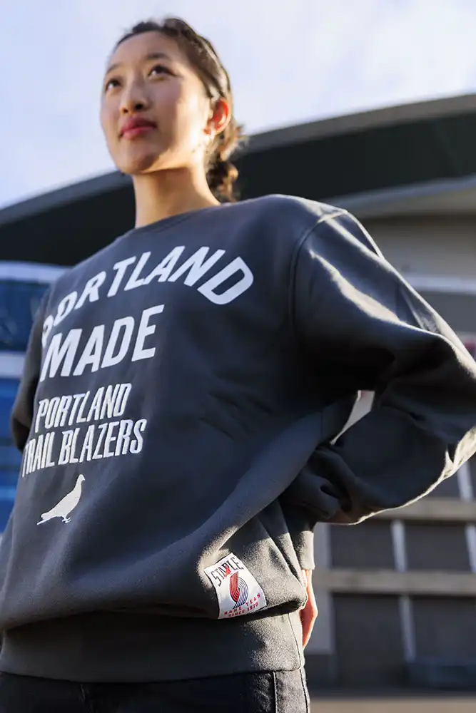 Staple x Trail Blazers Portland Made Crewneck Sweatshirt - Image 3