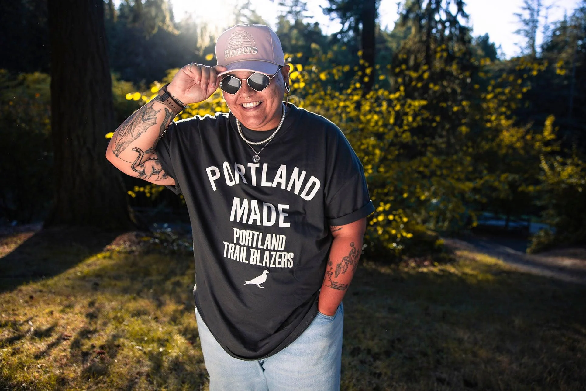 Staple x Trail Blazers Portland Made T-Shirt - Image 2